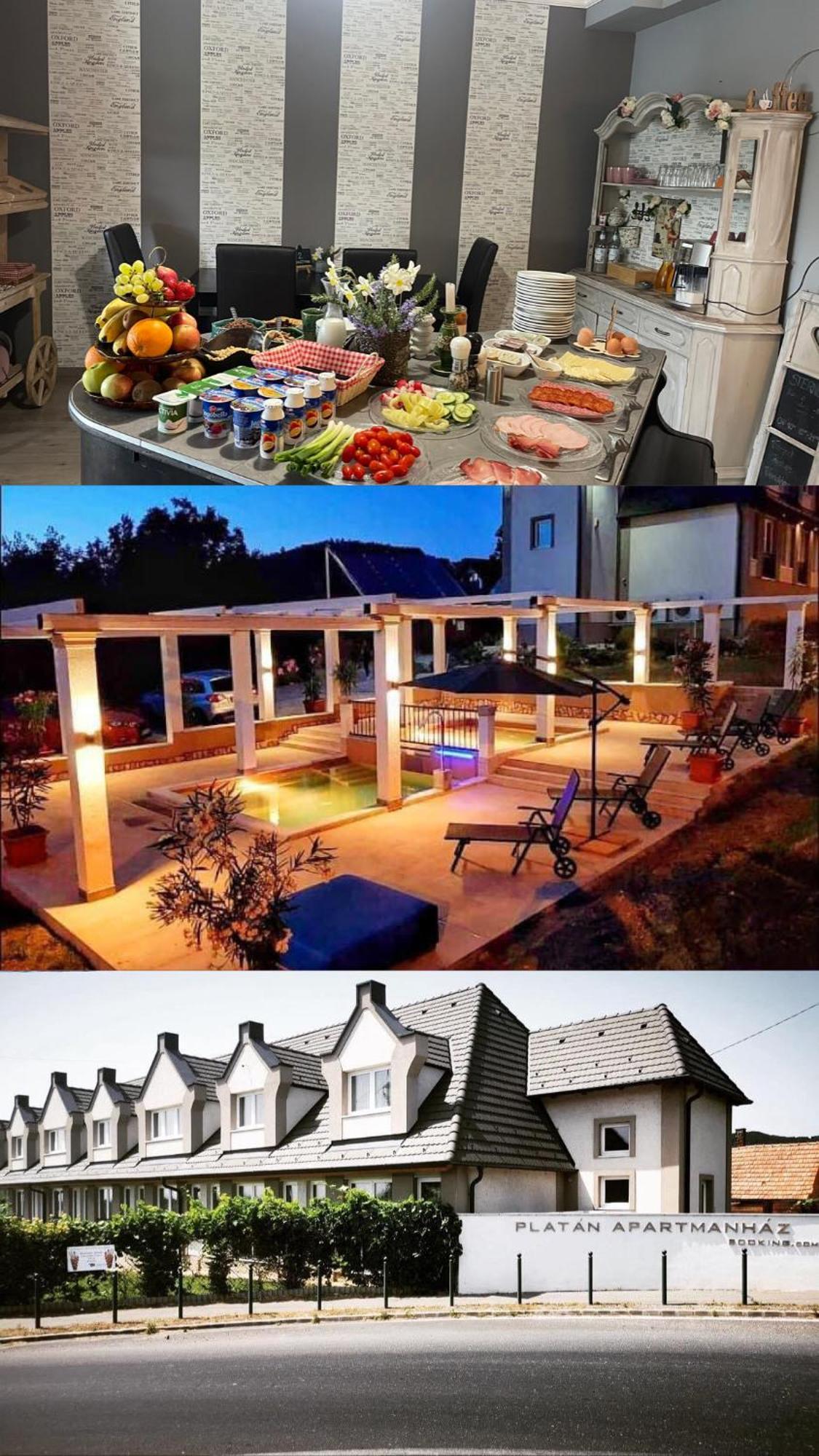 Platan Apartmanhaz Balatongyörök 외부 사진